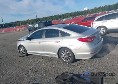 2016 Hyundai Sonata Sport from USA, damaged, VIN 5NPE34AFXGH377553